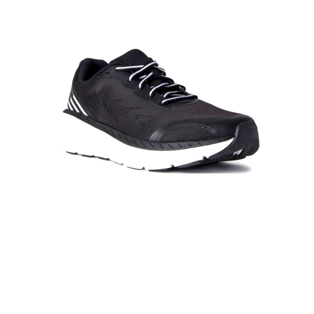 Womens,  Avia Sneakers, size 6, color black, white bottoms. Excellent condition.